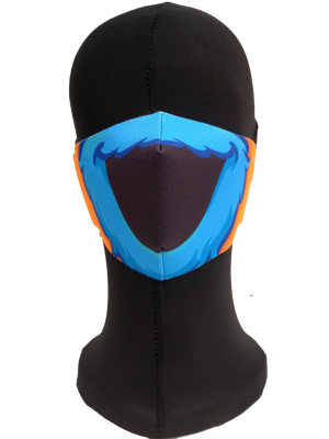 Mascarilla Monstruo Azul Adulto - Mascarillas Originales Adulto