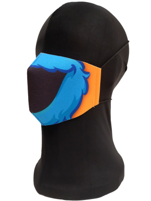 Mascarilla Monstruo Azul Adulto - Mascarillas Originales Adulto