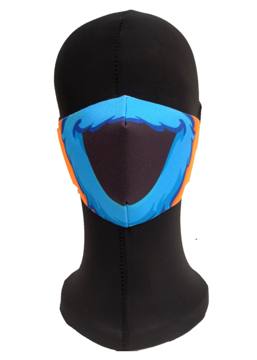Mascarilla Monstruo Azul Infantil - Mascarillas Infantiles Originales