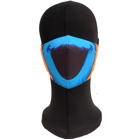 Mascarilla Monstruo Azul Infantil - Mascarillas Infantiles Originales