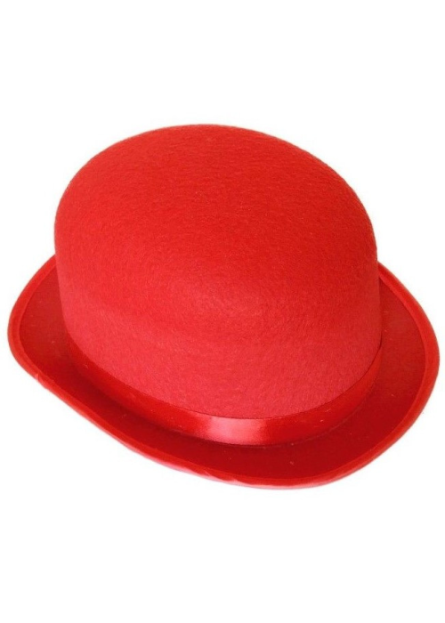 Bombin de Fieltro Rojo - COMPLEMENTOS POR CATEGORIA
