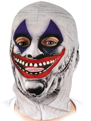 Mascara Payaso Sangriento Licra - Mascaras y Antifaces