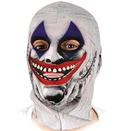 Mascara Payaso Sangriento Licra - Mascaras y Antifaces