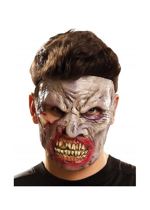 Mascara Zombie Gris - Mascaras de Zombies