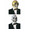 Mascara Calavera Oro y Plata - Mascaras y Antifaces