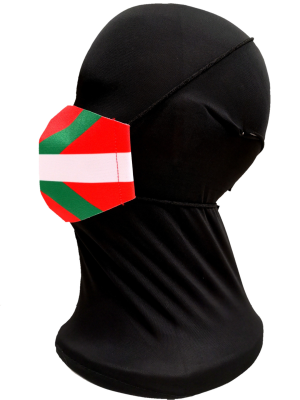 Mascarilla Tela Ikurriña Infantil - Euskal Maskarak Infantiles