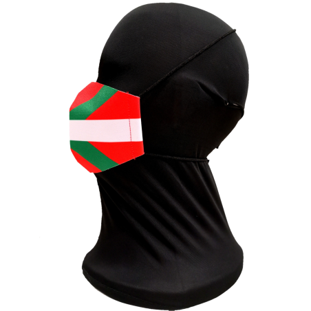 Mascarilla Tela Ikurriña Infantil - Euskal Maskarak Infantiles