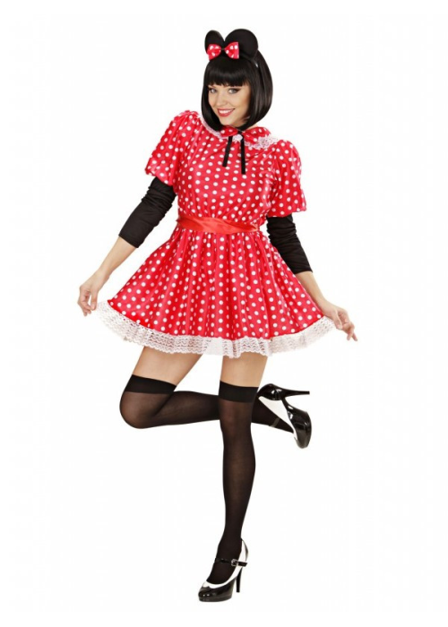 Disfraz de Ratita Minnie - Disfraces de Raton Animado Adulto
