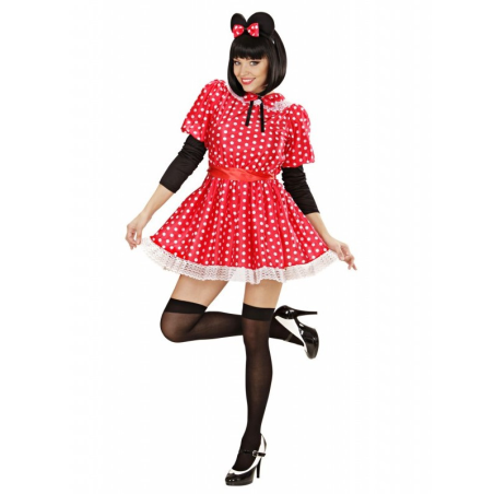 Disfraz de Ratita Minnie - Disfraces de Raton Animado Adulto