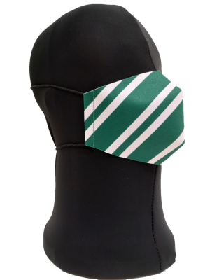 Mascarilla Corbata Verde Infantil - Mascarillas Infantiles Originales