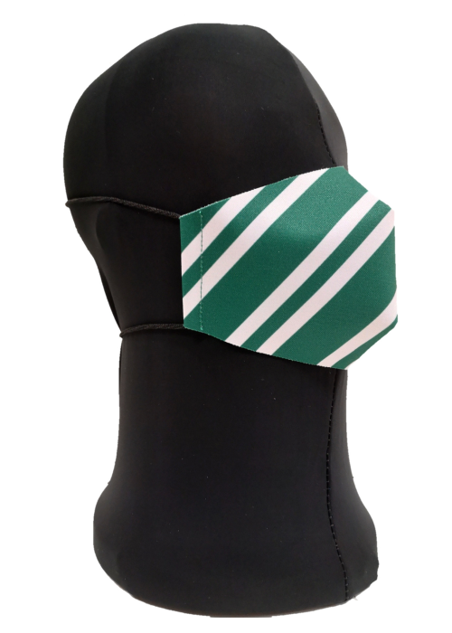 Mascarilla Corbata Verde Infantil - Mascarillas Infantiles Originales