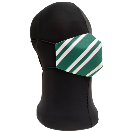Mascarilla Corbata Verde Infantil - Mascarillas Infantiles Originales