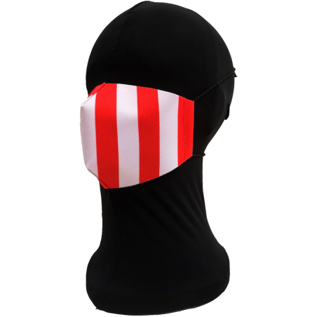Mascarilla Tela Bandera Zurigorri Ikurriña Adulto - Euskal Maskarak Adulto