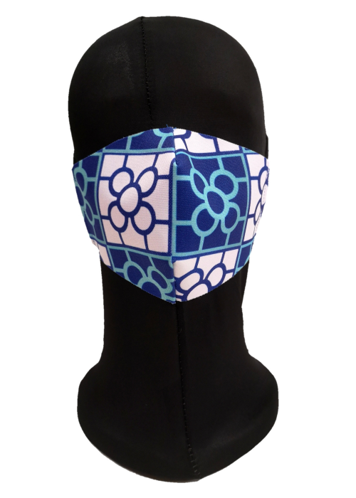 Mascarilla Tela Baldosa Bilbao Infantil - Euskal Maskarak Infantiles