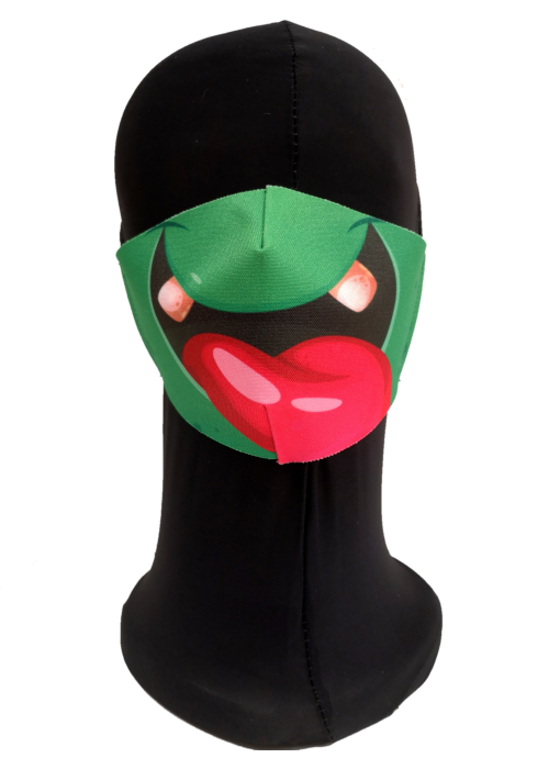 Mascarilla Boca Verde Infantil - Mascarillas Infantiles Originales
