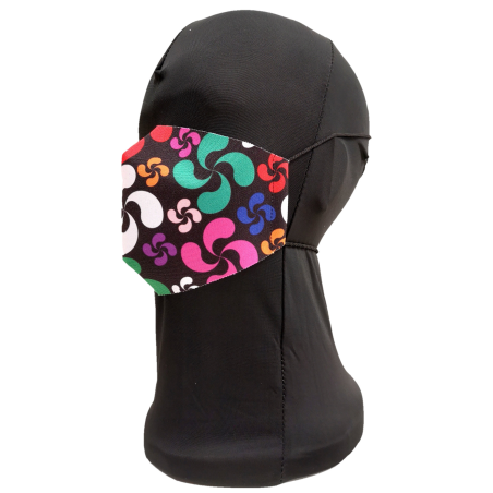 Mascarilla Tela Lauburu Multicolor Adulto - Euskal Maskarak Adulto