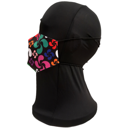 Mascarilla Tela Lauburu Multicolor Adulto - Euskal Maskarak Adulto