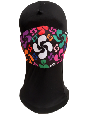 Mascarilla Tela Lauburu Multicolor Infantil - Euskal Maskarak Infantiles