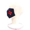 Mascarilla Tela Mahon Lauburu Rojo Infantil - Euskal Maskarak Infantiles