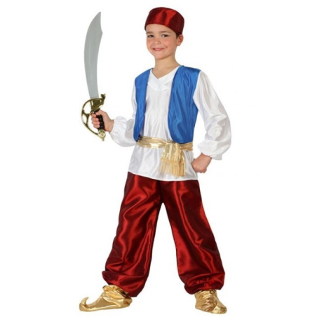 Disfraz de Aladino Azul Infantil - Disfraces de Arabe para Niño