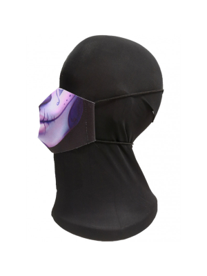 Mascarilla Catrina Morada Infantil - Mascarillas Infantiles Originales