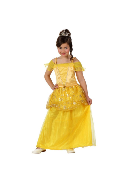 Disfraz de Princesa Amarilla Infantil - Disfraces de Princesas para Niñas