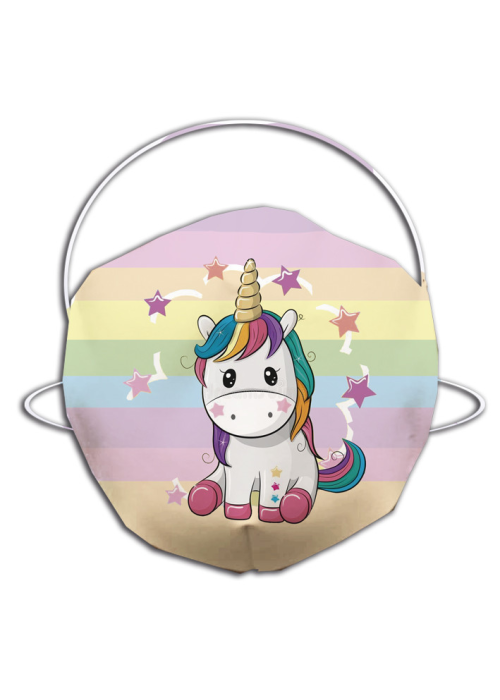 Mascarilla Unicornio Multi Infantil - Mascarillas Infantiles Originales