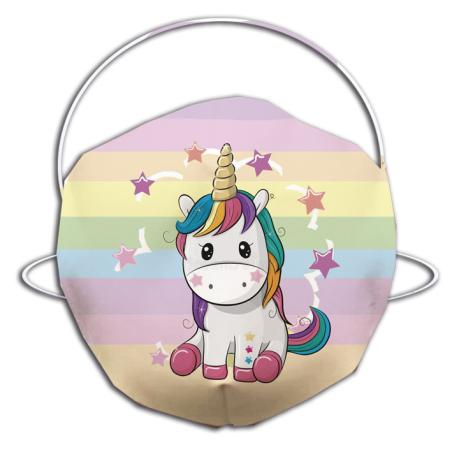 Mascarilla Unicornio Multi Infantil - Mascarillas Infantiles Originales