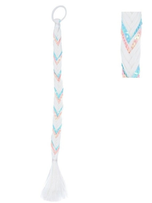 Cola con Trenza Unicornio - Complementos de Animales