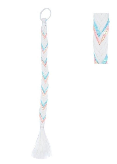 Cola con Trenza Unicornio - Complementos de Animales