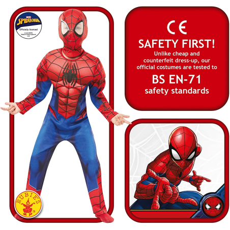 Mozorrotzeko Spiderman Deluxe Seme-Alabak