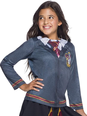 Camiseta Gryffindor Infantil - Disfraces de Estudiante de Magia para Infantil