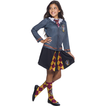 Camiseta Gryffindor Infantil - Disfraces de Estudiante de Magia para Infantil