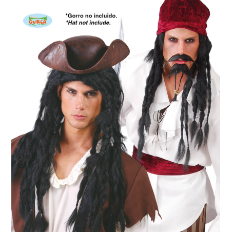 Peluca Rastas - Complementos de Piratas