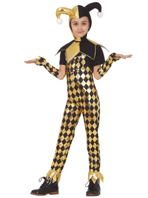 Comprar Disfraz de Chica Peligrosa Gliter Infantil - Disfraces de Joker y Joker Baby