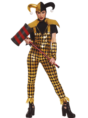 Disfraz De Harley Quinn para Mujer - Disfraces Halloween Payasos Joker