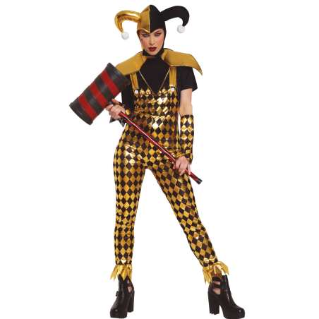 Disfraz De Harley Quinn para Mujer - Disfraces Halloween Payasos Joker