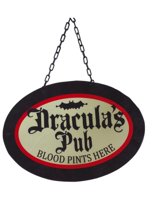 Letrero Dracula´s Pub con led