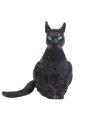 Gato Negro Latex 35 cms - Animales y Bichos