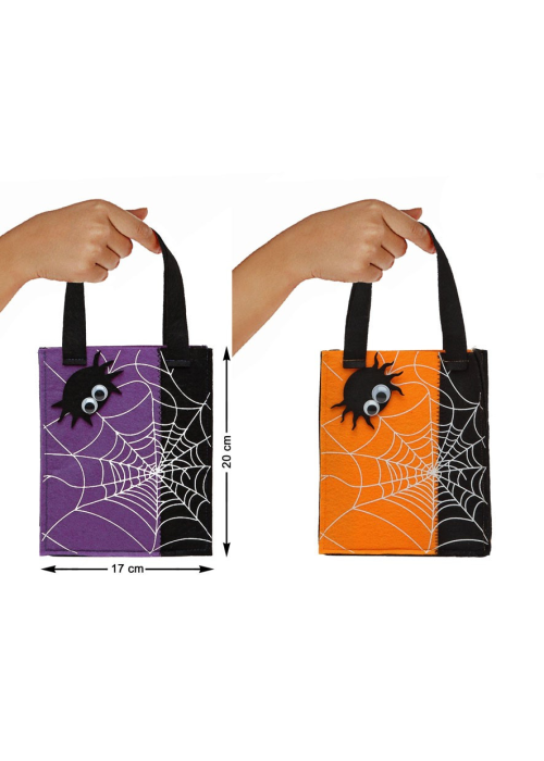 Bolsa caramelos 1 unidad - Bolsos-Cubos Halloween