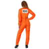 Disfraz de Convicta Naranja - Disfraces de Policias y Presos para Mujer