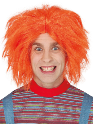 Disfraz de Muñeco Diabolico infantil con peluca - Packs Disfraces Halloween Infantiles