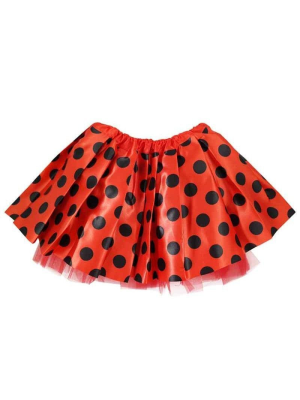 Tutu Rojo Lunar Negro - Faldas y Pantalones