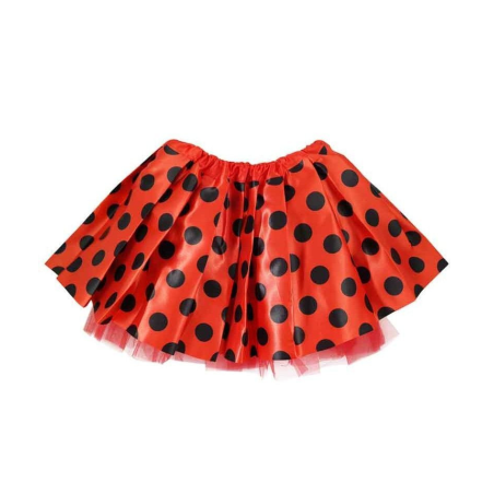 Tutu Rojo Lunar Negro - Faldas y Pantalones