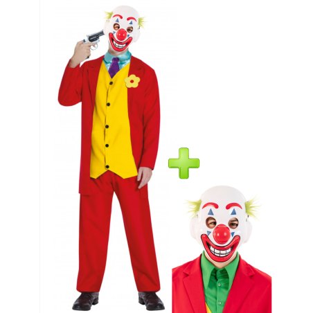 Mozorro Clown Marrazki maskara