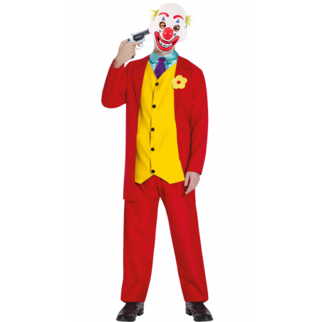 Disfraz de Joker Rojo con mascara smile - Disfraces Halloween - Packs Disfraces Halloween
