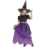 Disfraz de Bruja Morada Glitter Infantil - Disfraces de Brujas y Hechiceros para Niñas