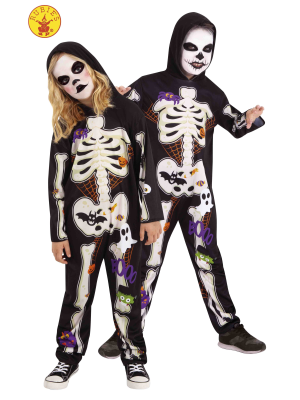 Disfraz de Esqueleto Colorido Infantil - Disfraces Calaveras y Esqueletos