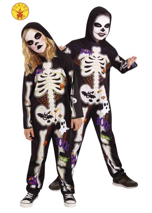 Disfraz de Esqueleto Colorido Infantil - Disfraces Calaveras y Esqueletos