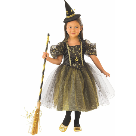 Disfraz de Bruja Estrellitas Infantil - Disfraces de Brujas y Hechiceros para Niñas